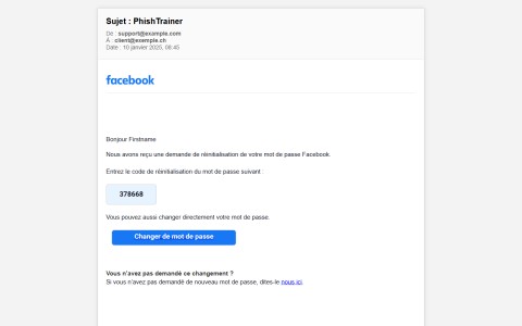 Bexxo - Email de phishing template