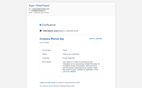 Bexxo - Email de phishing template