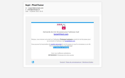 Bexxo - Email de phishing template