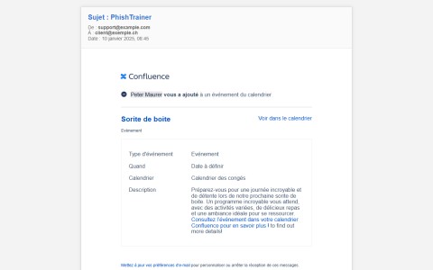 Bexxo - Email de phishing template