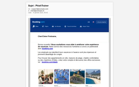 Bexxo - Email de phishing template