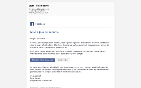 Bexxo - Email de phishing template