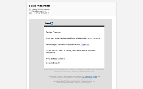 Bexxo - Email de phishing template
